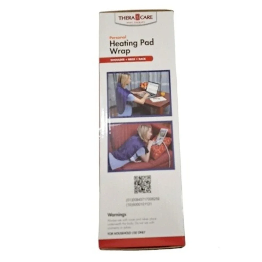 Theracare Personal Heating Pad Wrap Shoulders, Neck & Back 3 Heat Levels